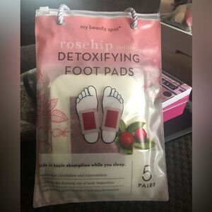 My Beauty Spot Rosehip Infused Detoxifying Foot Pads / 5 Pair NWOT